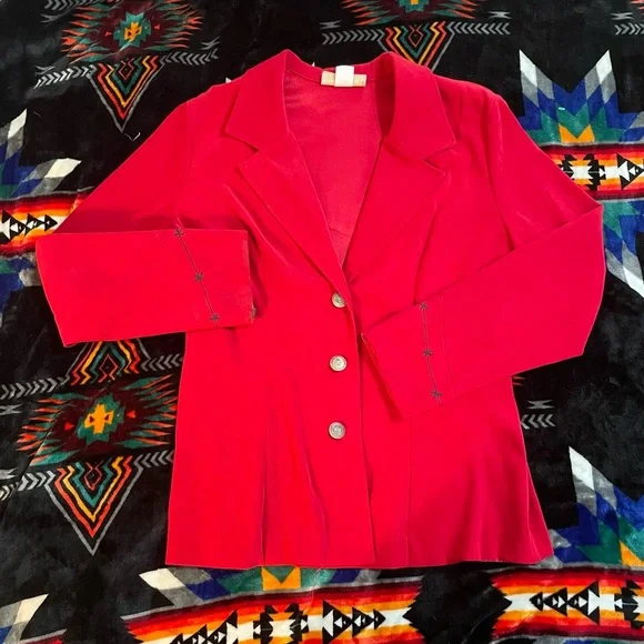 Red Western Shirt with Horse Design - Picture 3 of 3